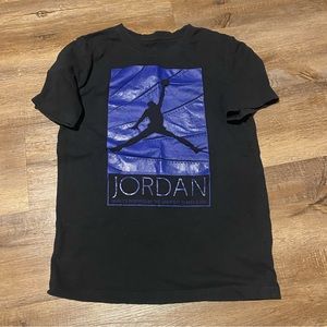 Kids Black and Purple Jordan Shirt